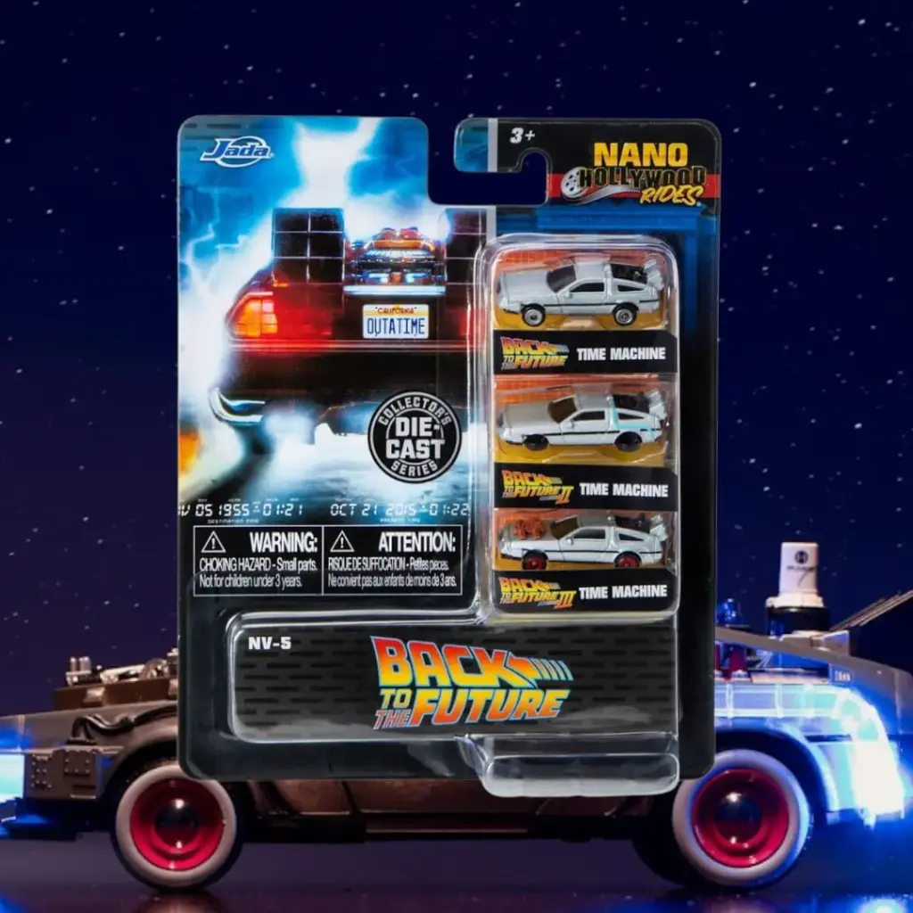 Set 3 DeLorean Back To The Future Escala 1/87